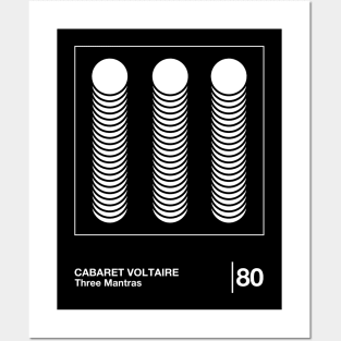 Cabaret Voltaire / Minimal Style Graphic Artwork Design Posters and Art